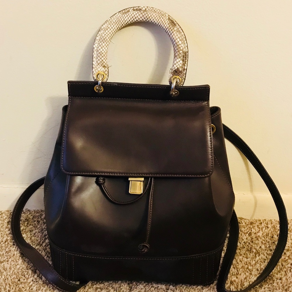 A.Bellucci Brown Leather Backpack - Picture 8 of 8